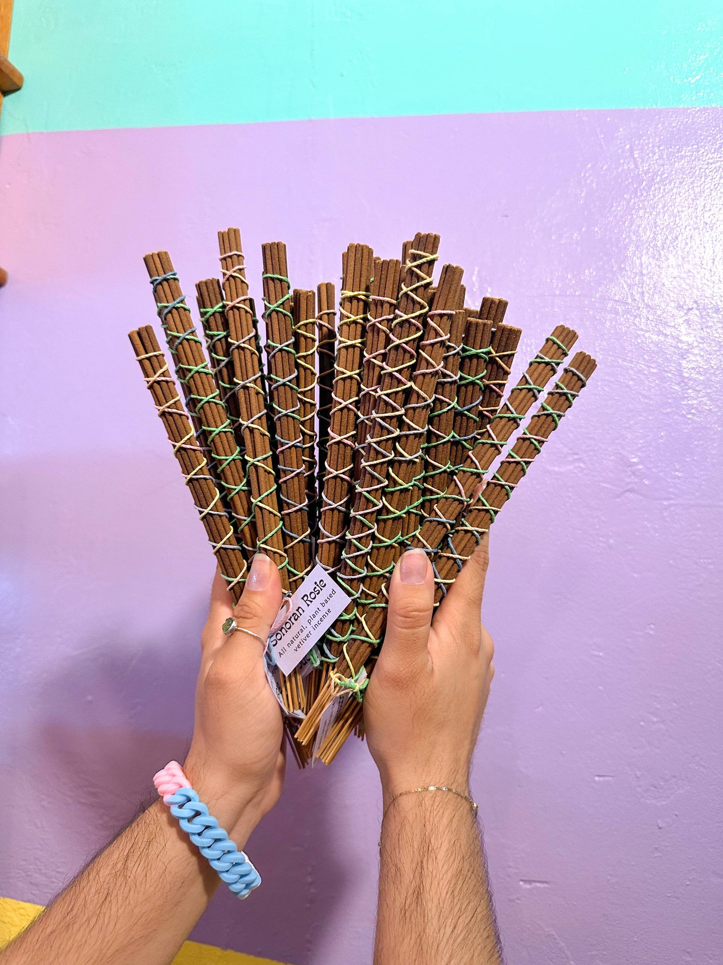 Sonoran Rosie - Natural Vetiver Essential Oil Incense Sticks