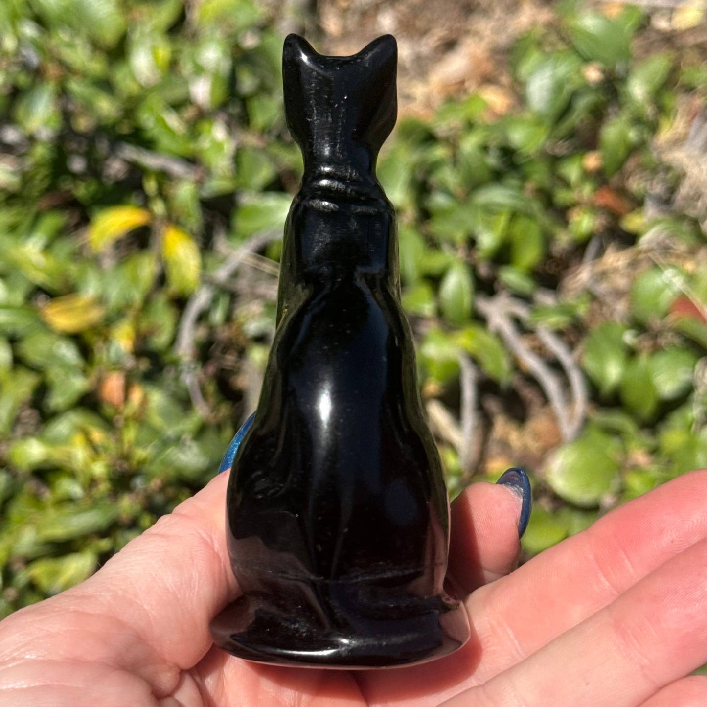 The Crystal Tabby - Obsidian Sphynx - Large