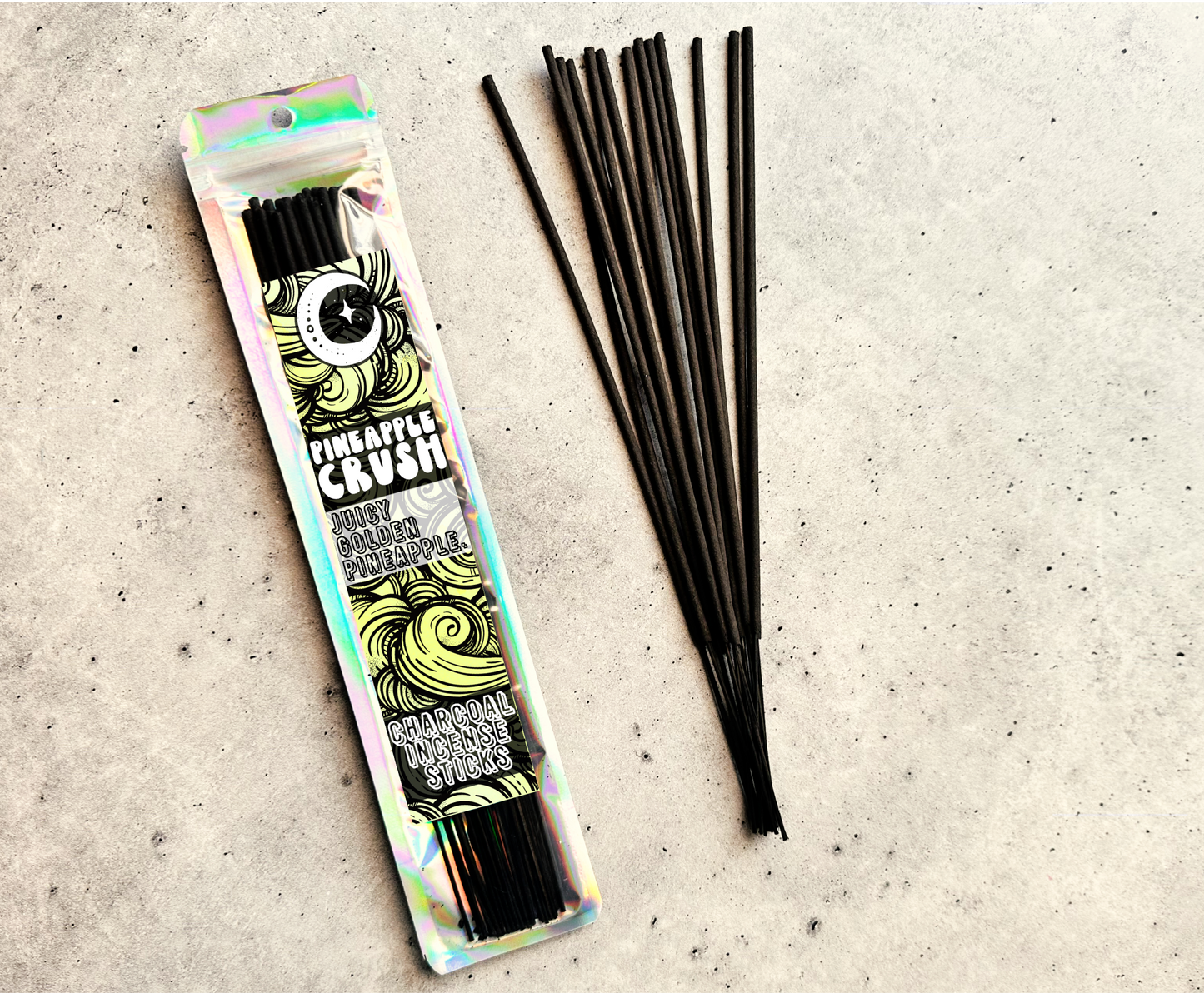 Cosmically Misplaced - Pineapple Crush | 9" Charcoal Incense Sticks | 25-Pack |
