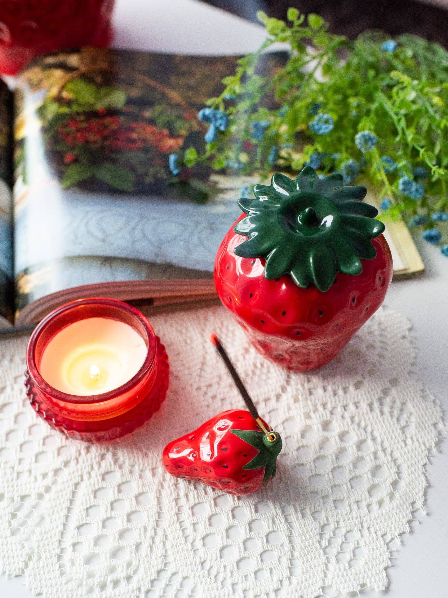 A Shop of Things - Strawberry Incense Holder
