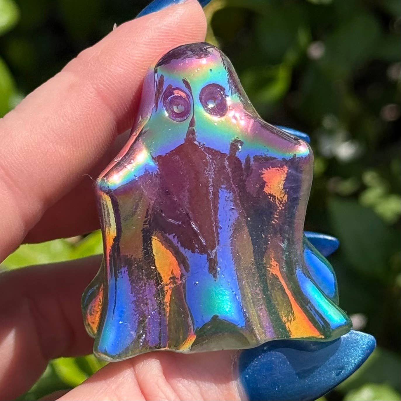 The Crystal Tabby - Blue Aura Sunset Ghost
