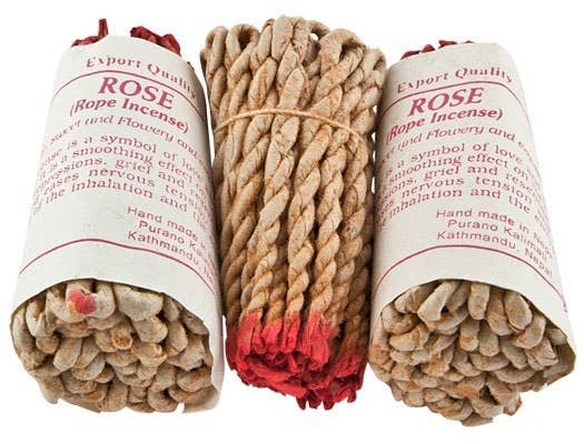 Rose Tibetan Rope Incense