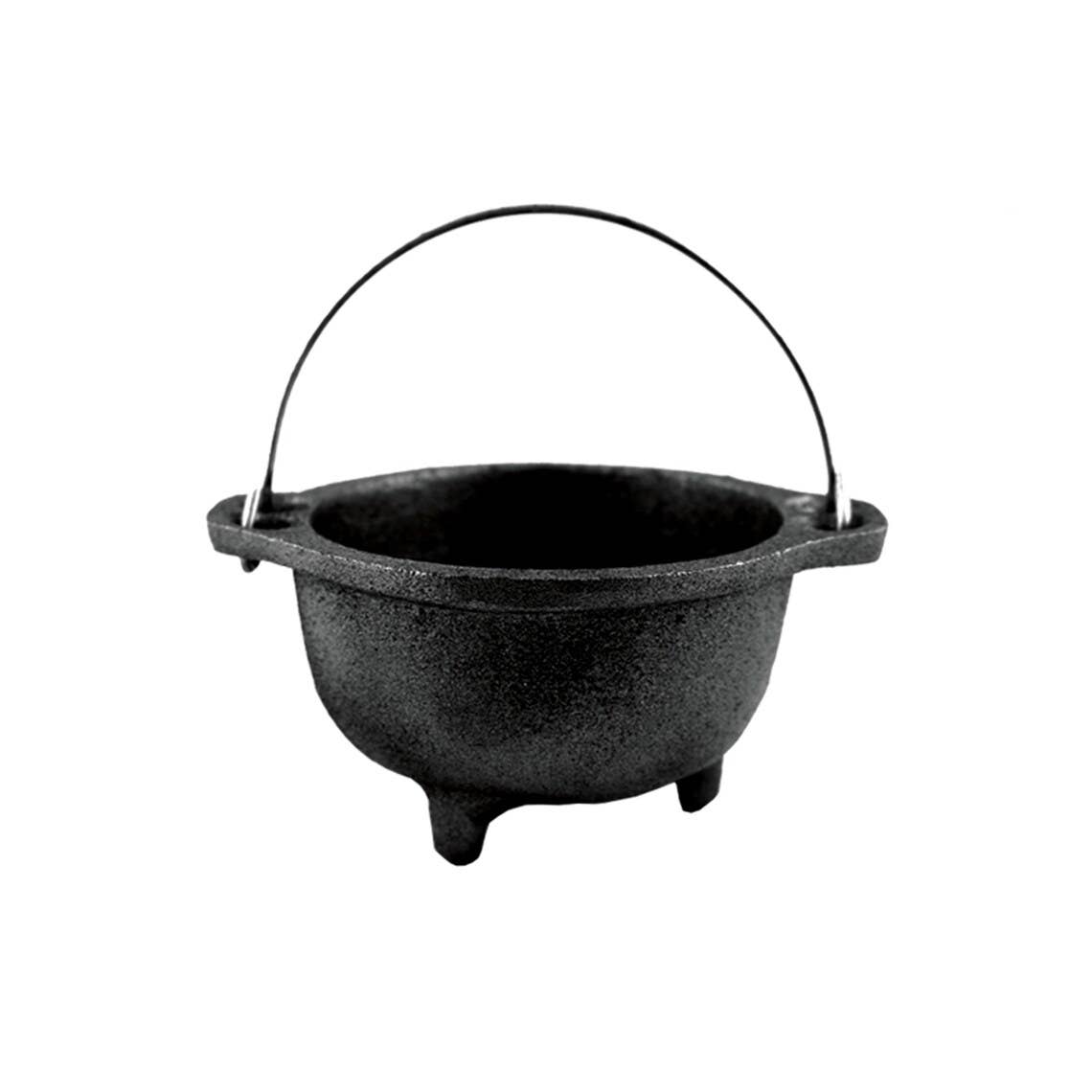 Cast Iron Cauldron Bowl w/ Hanger (4 in.)