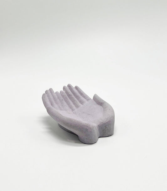 Uno Atelier - Double Palm Concrete Object: Purple