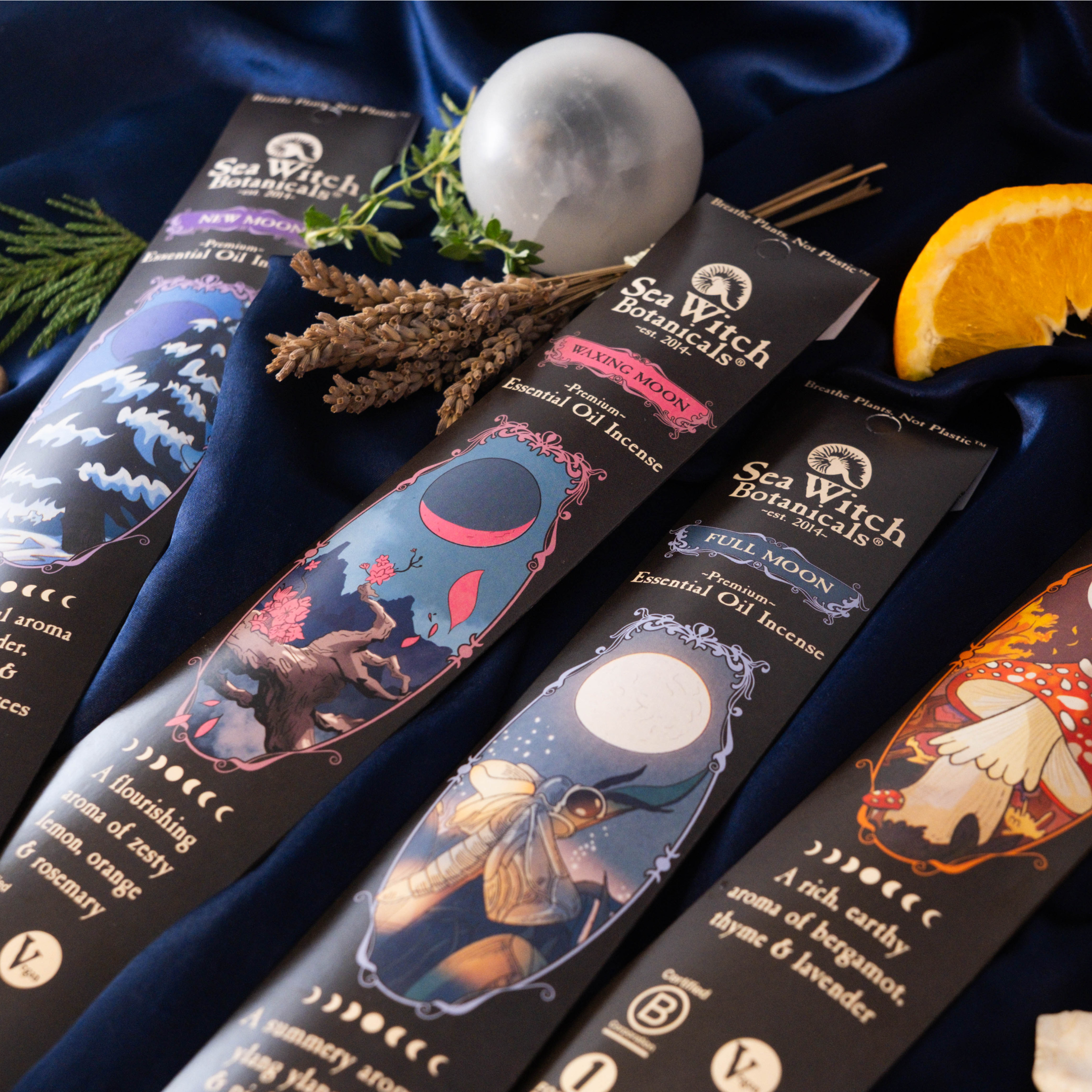Sea Witch Botanicals - Incense 20pks - Waxing Moon