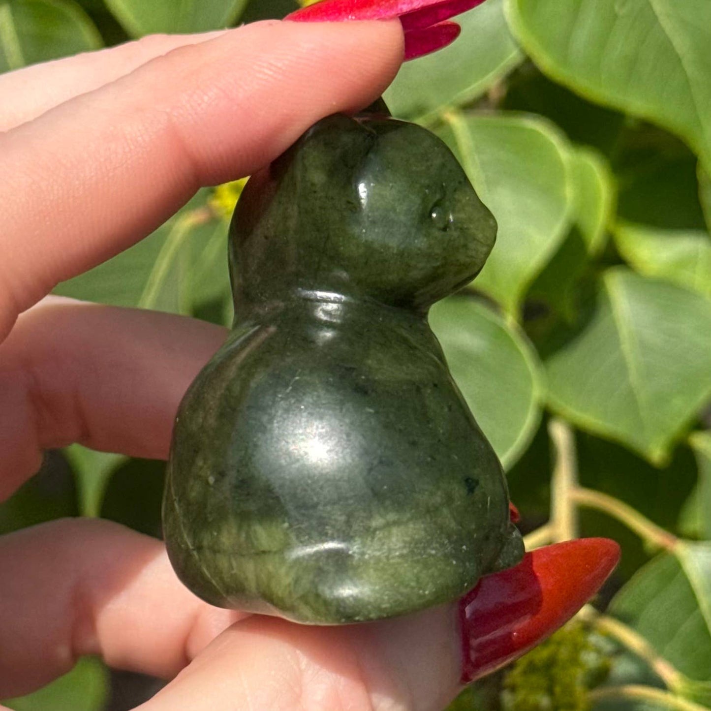 The Crystal Tabby - Serpentine Sitting Kitty
