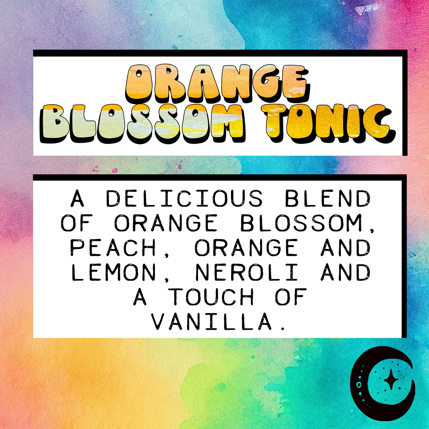 Orange Blossom Tonic