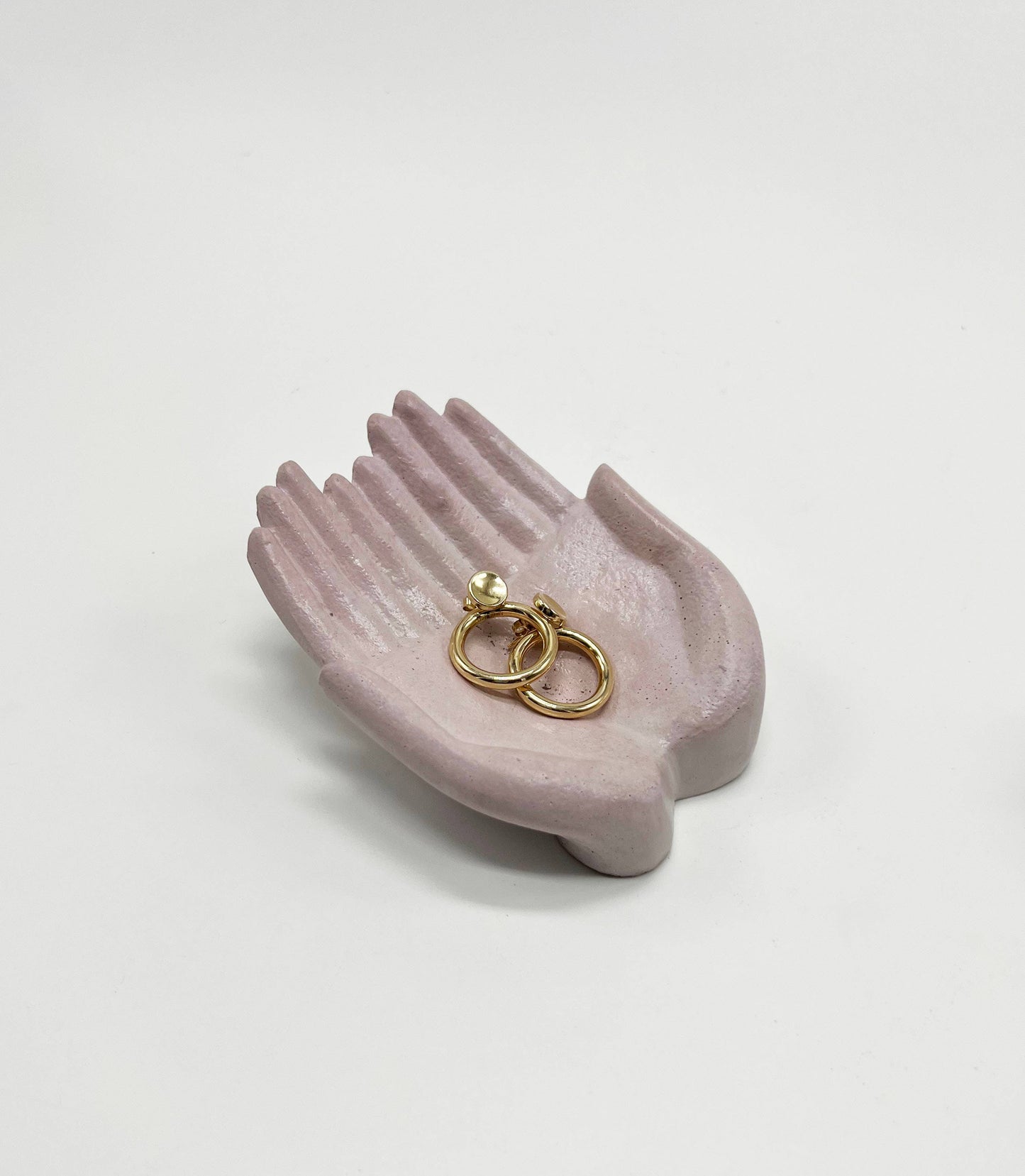 Uno Atelier - Double Palm Concrete Object: Purple