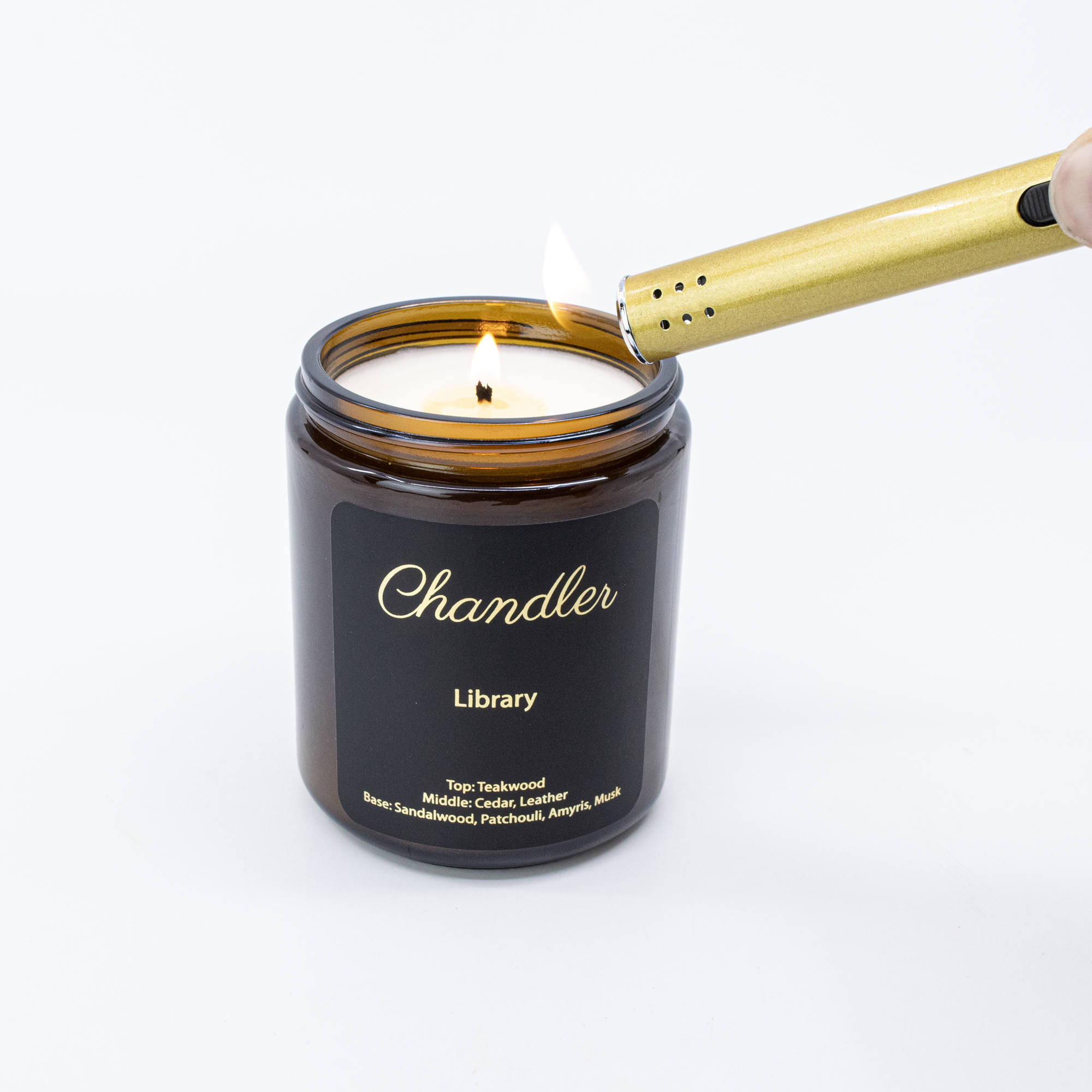 Chandler Studio - Candle Lighter - Slim Butane Gas Refillable: Rose Gold