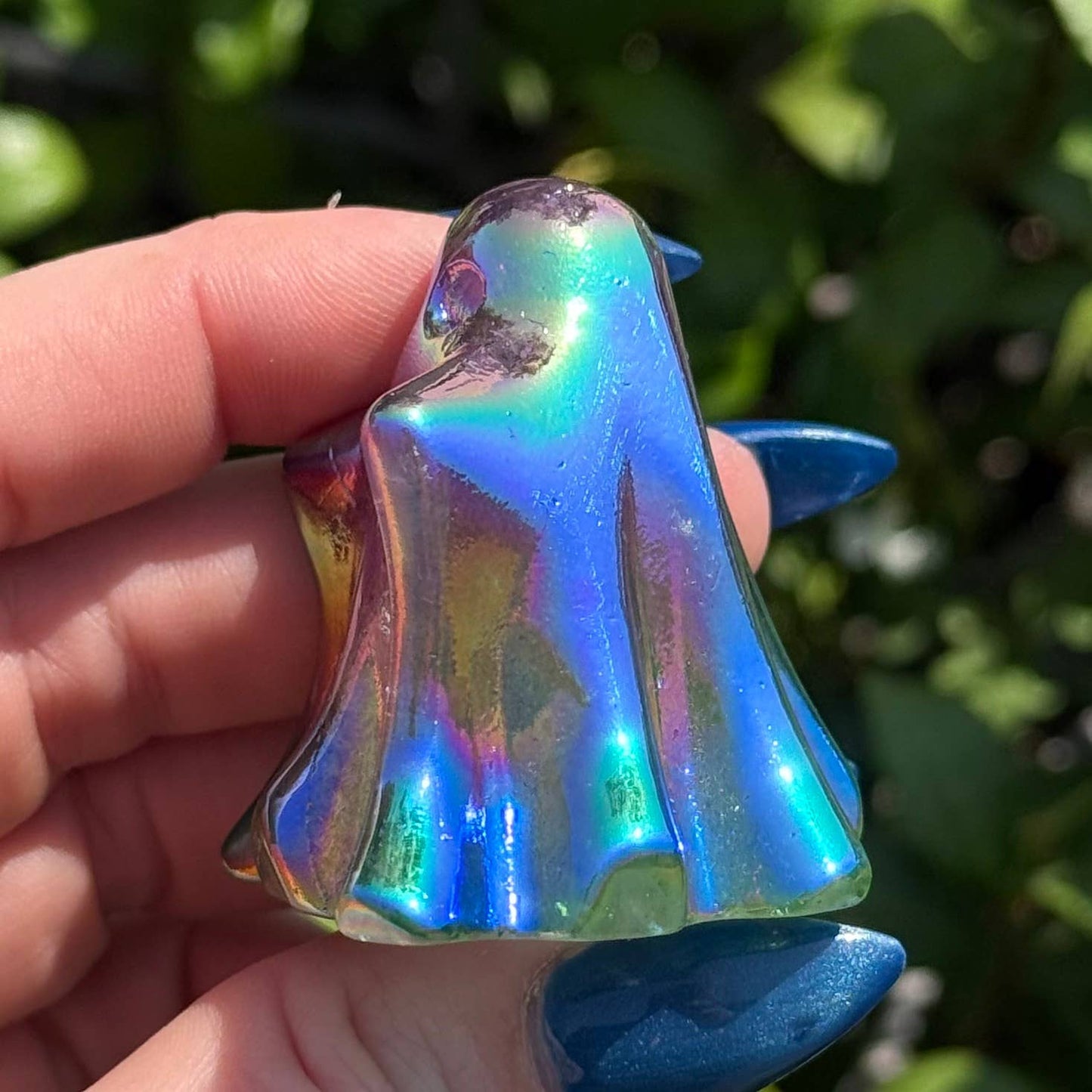 The Crystal Tabby - Blue Aura Sunset Ghost