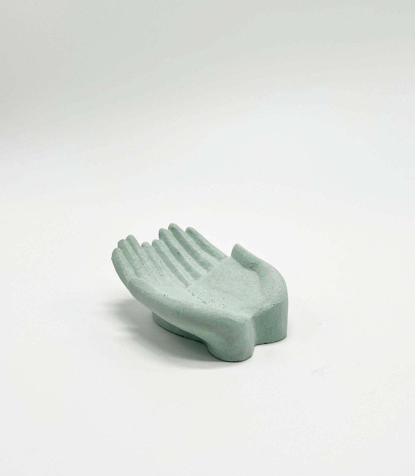 Uno Atelier - Double Palm Concrete Object: Purple