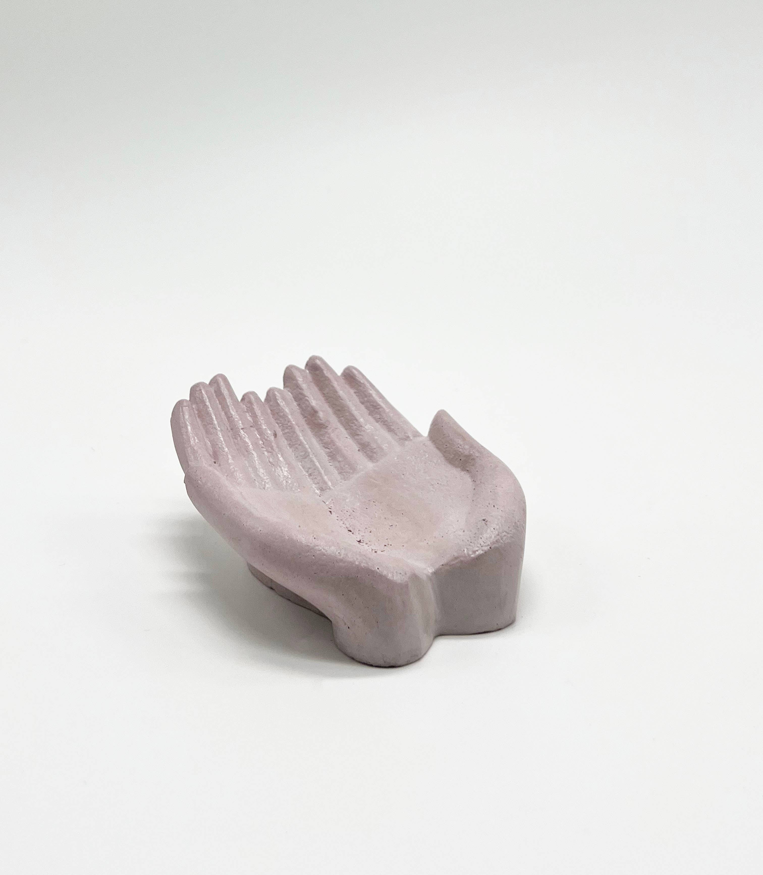 Uno Atelier - Double Palm Concrete Object: Purple