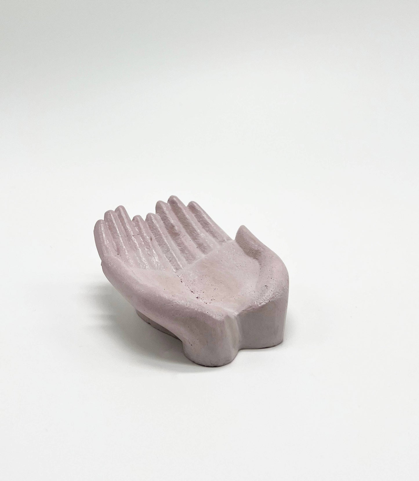 Uno Atelier - Double Palm Concrete Object: Purple