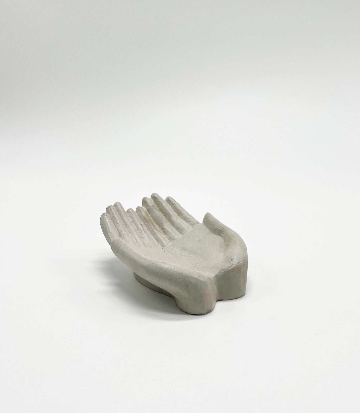 Uno Atelier - Double Palm Concrete Object: Purple