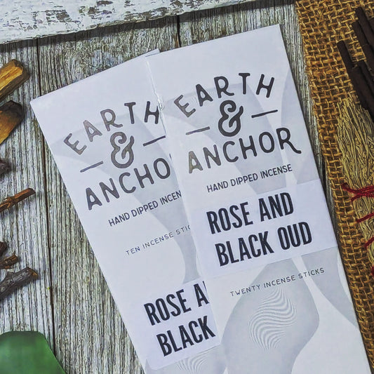 ROSE & BLACK OUD HAND DIPPED INCENSE
