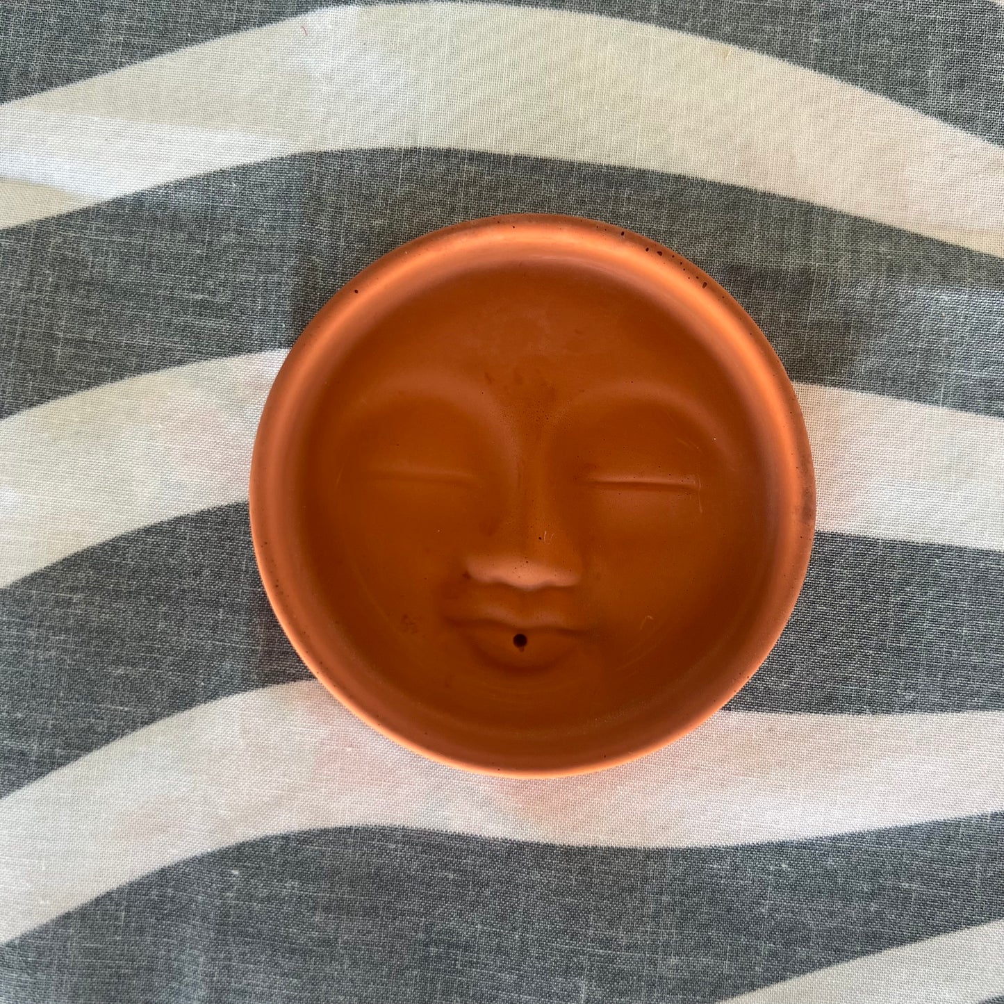 Moon Face Incense Burner