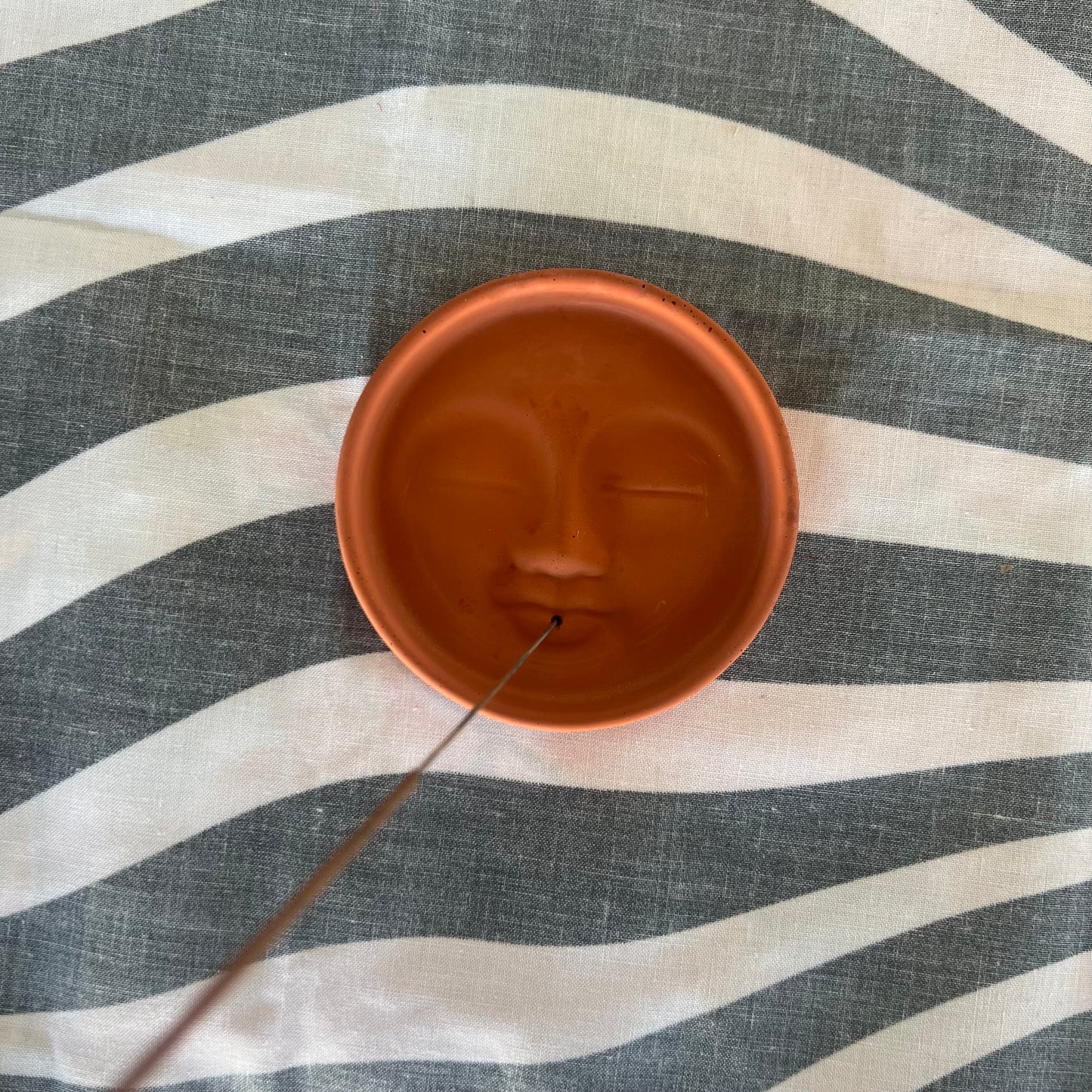 Moon Face Incense Burner