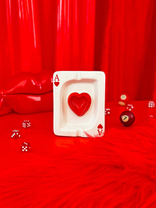 A Shop of Things - Ace of Hearts ash tray