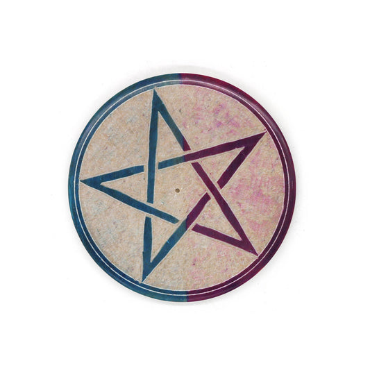 Pentacle incense holder