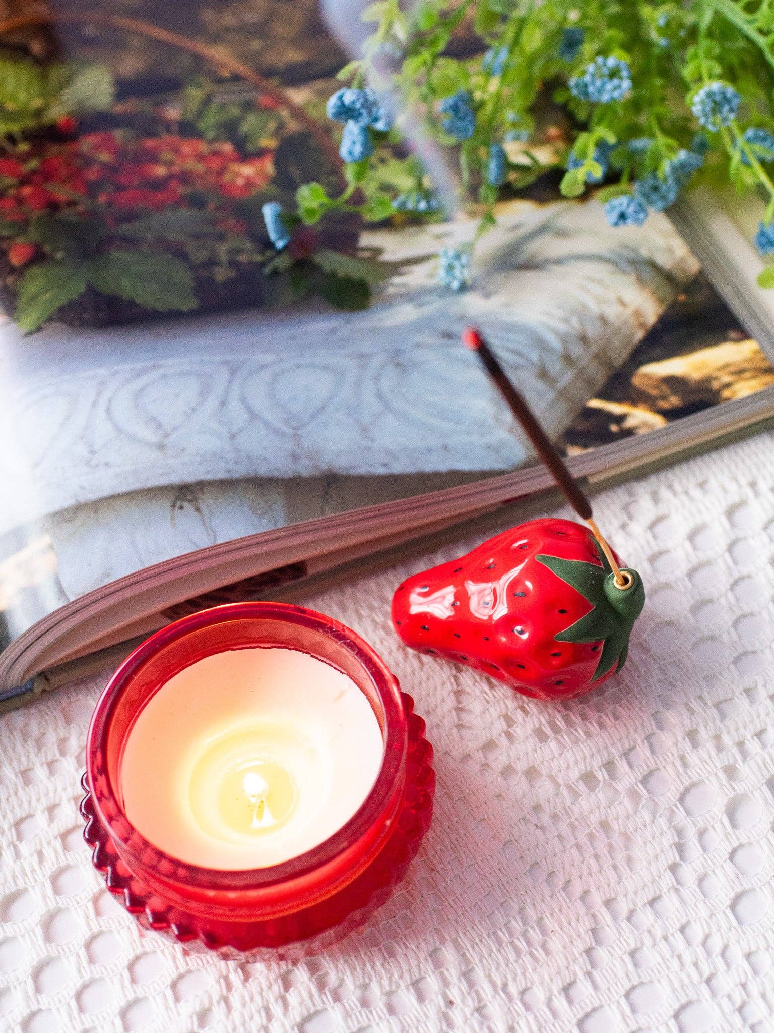 STRAWBERRY INCENSE HOLDER