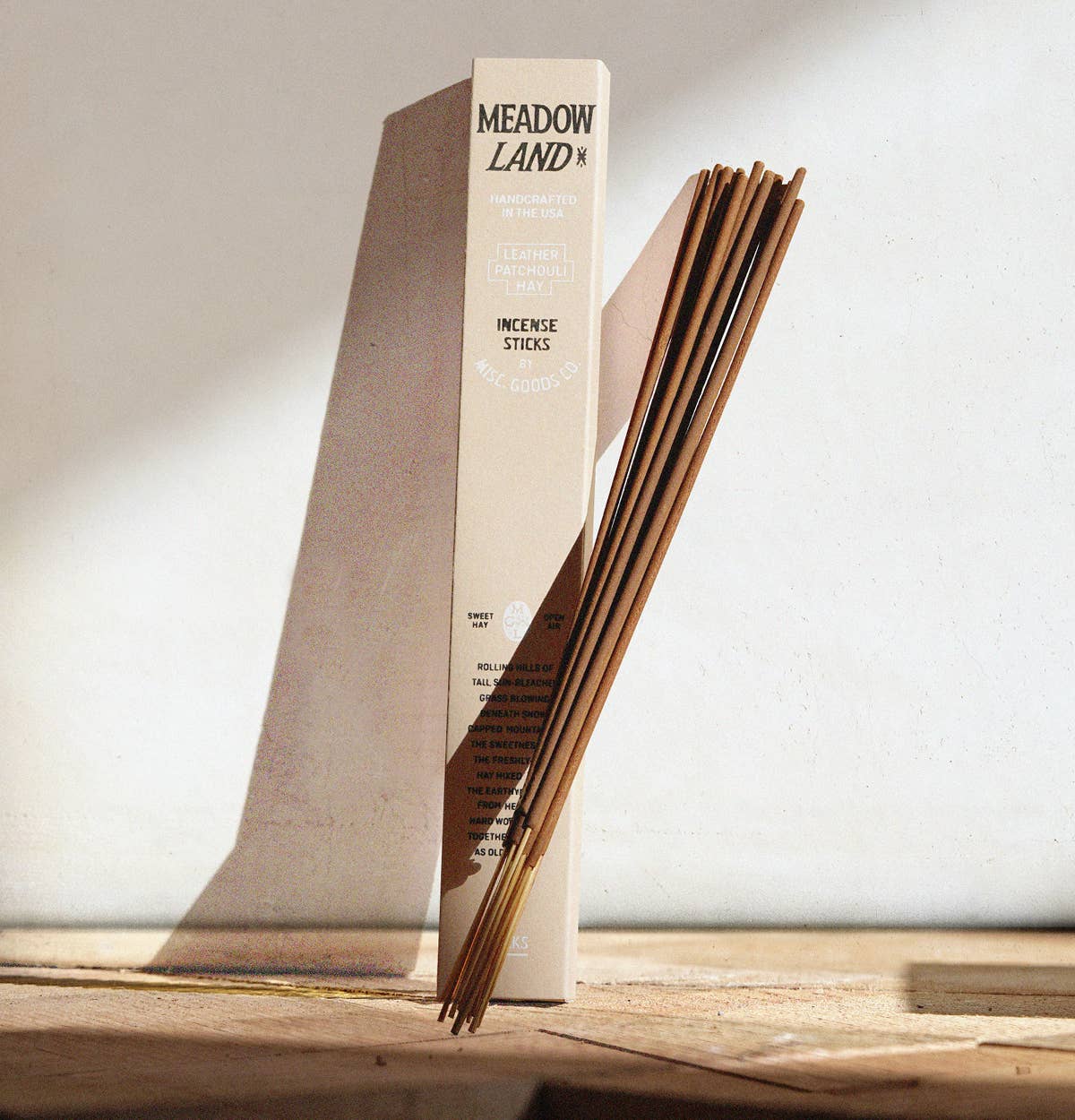 Meadowland Incense Sticks – Grass, Cedar & Patchouli
