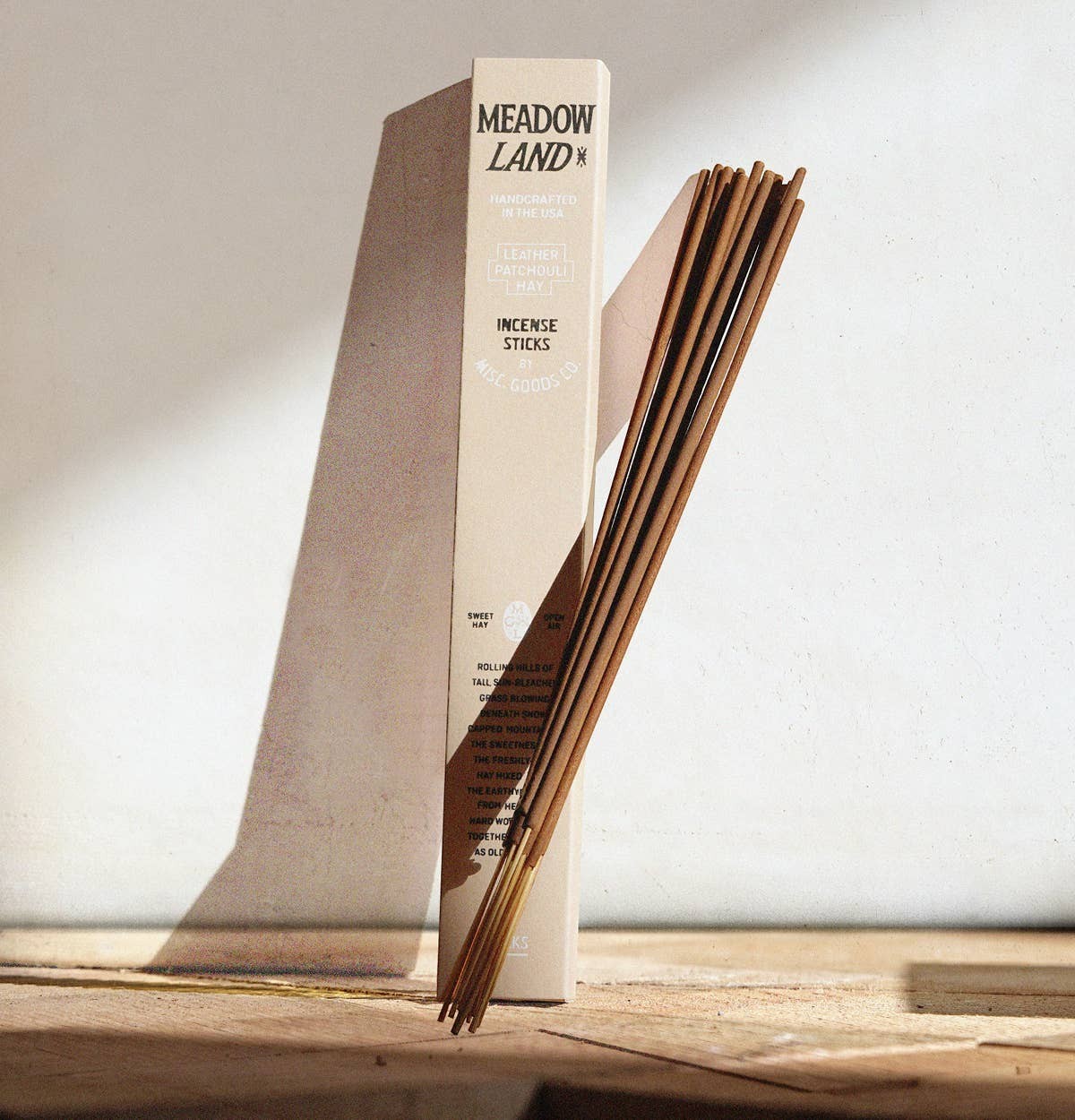Meadowland Incense Sticks – Grass, Cedar & Patchouli