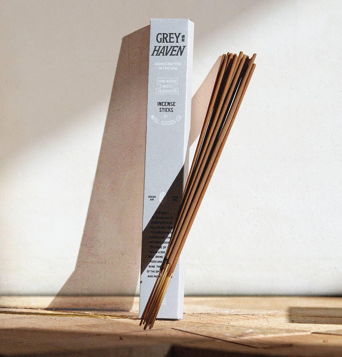 Greyhaven Incense Sticks – Sea Air, Pinewood & Moss