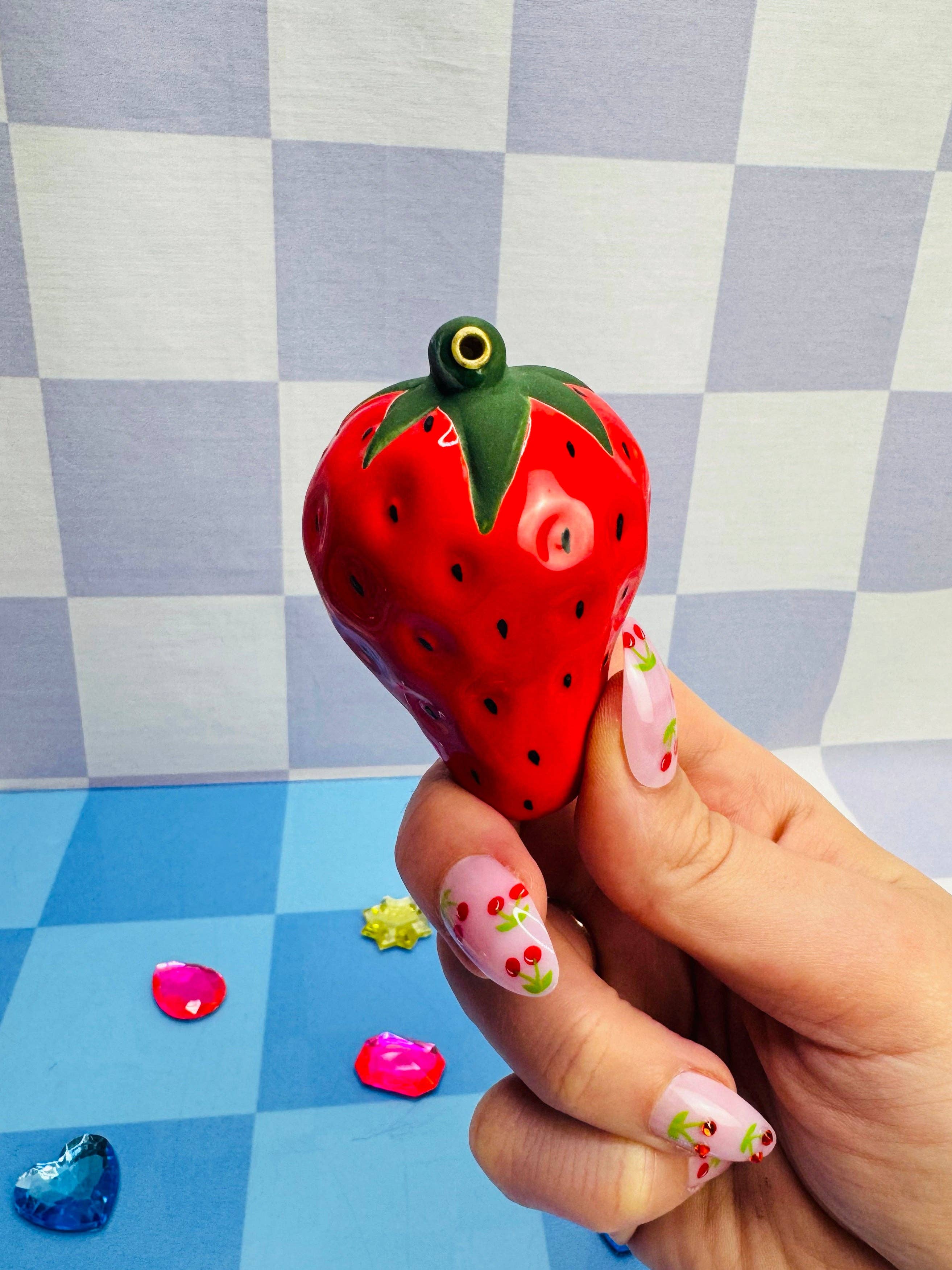 STRAWBERRY INCENSE HOLDER