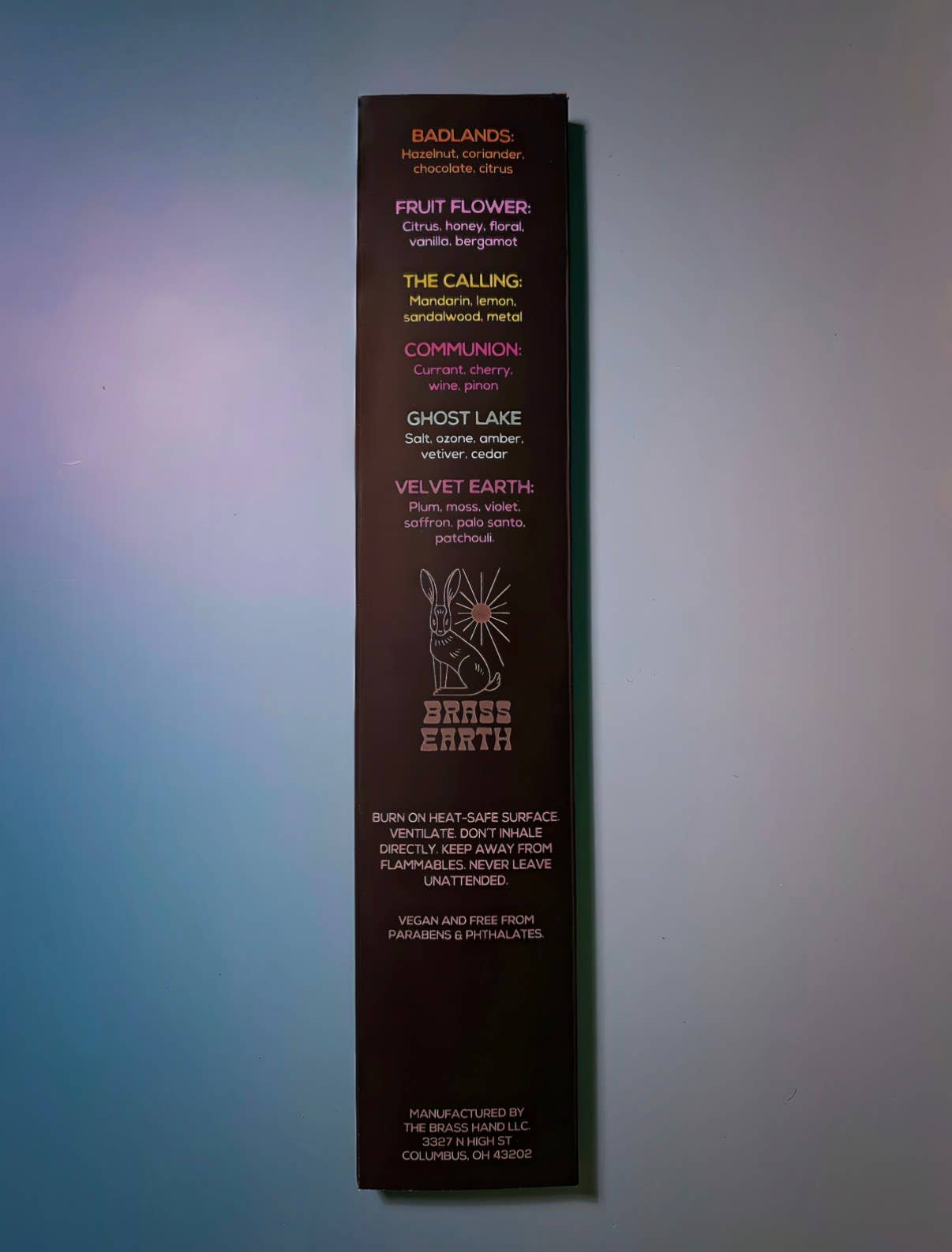 THE BRASS HAND CORE INCENSE SAMPLER SET
