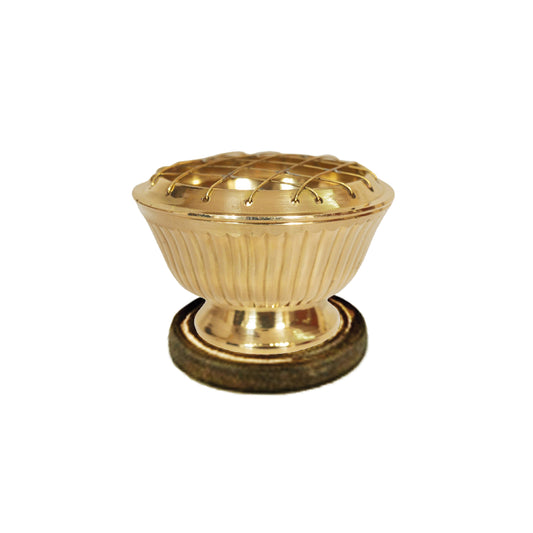 Screen Charcoal Brass Burner