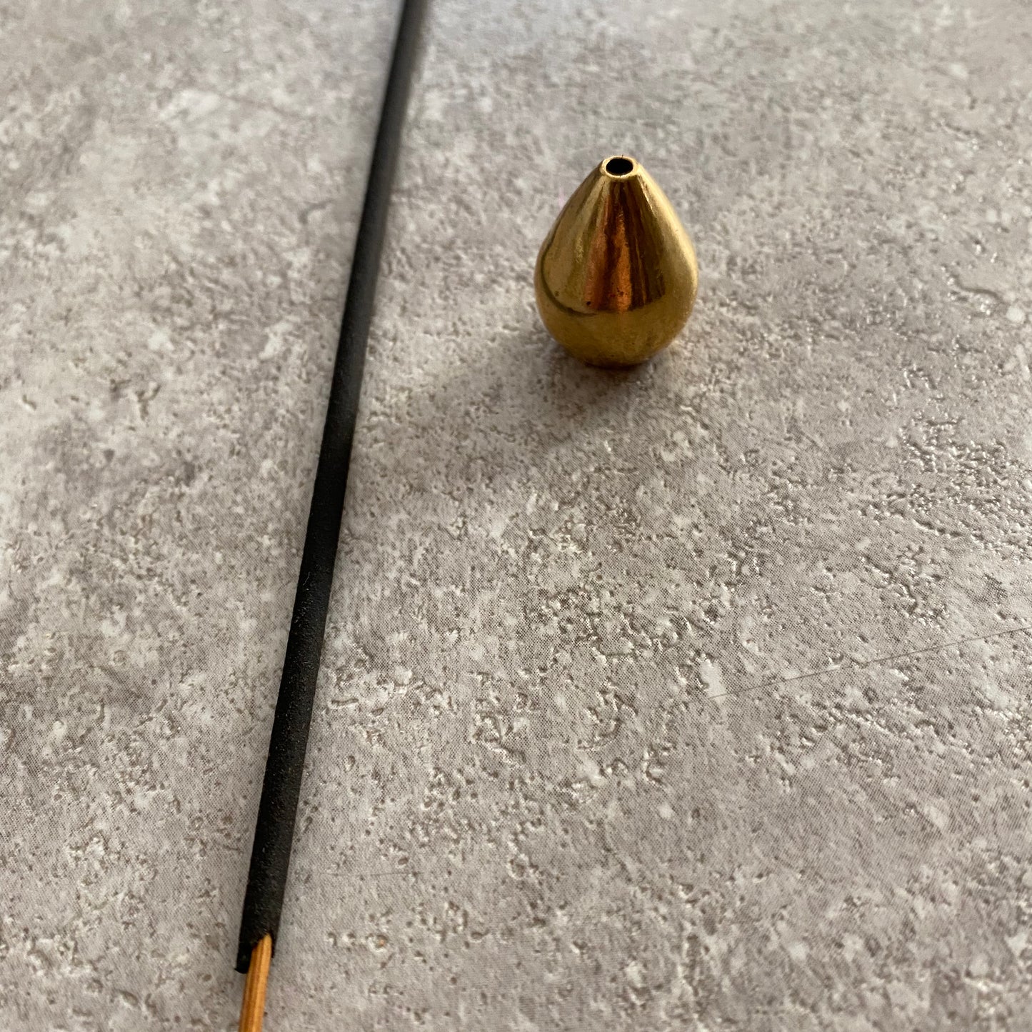 Brass minimalist incense burner